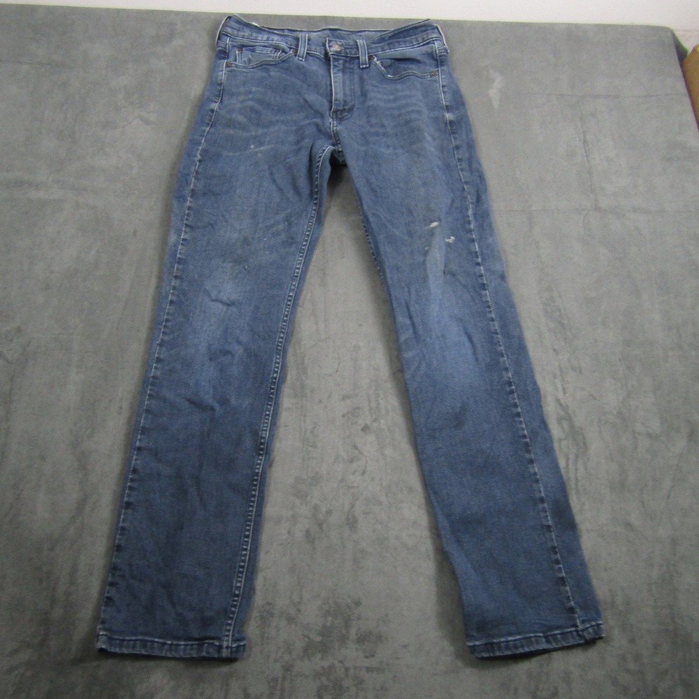 Levi's 514 Straight Fit Jeans Mens 30x32 Blue Denim Stretch 00514-1403